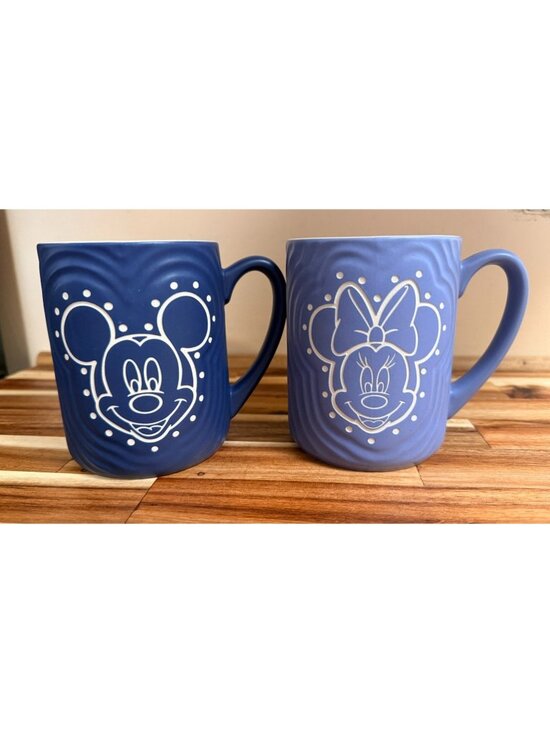Disney Other - Disney Parks Mickey Minnie Mouse Coffee Mug Because I’m Happy Vibrations